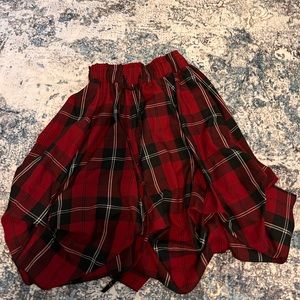 One size midi dress in plaid